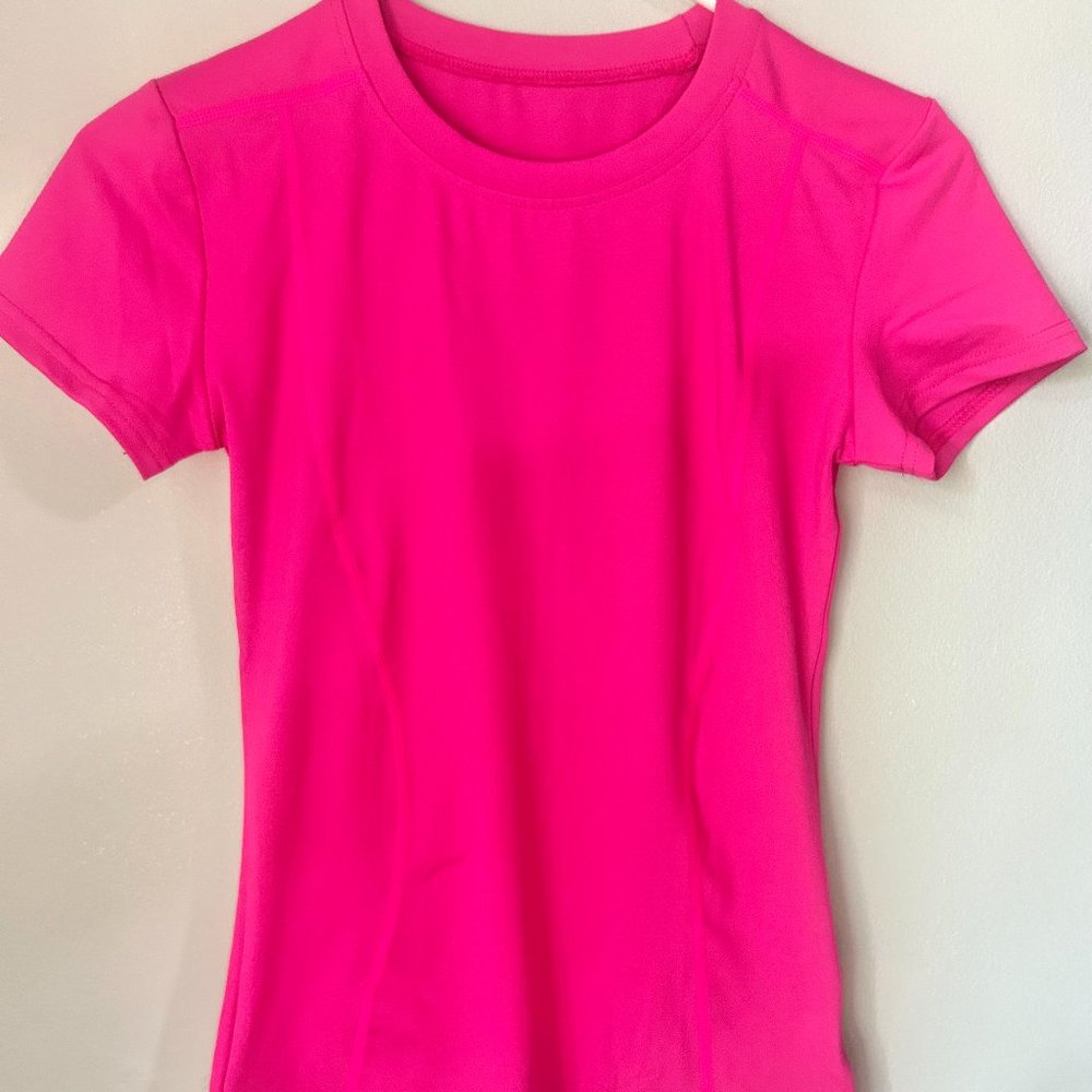 Hot Pink Workout shirt